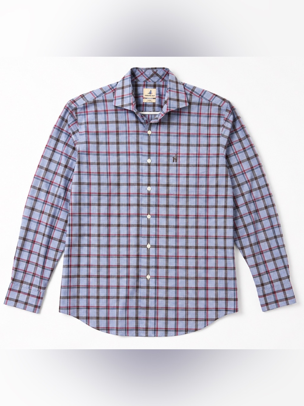 Johnnie O Men's Hangin' Out Lightweight Button Front Long Sleeve Shirt Size L